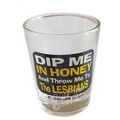 personalised gift box - lesbian shot glass & pussy keyring